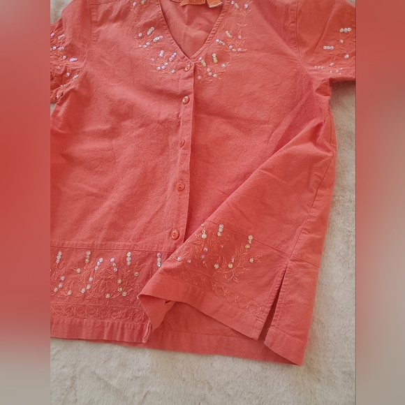 Fashion Classics 100% Cotton Women's  Blouse Exclusive Of Decoration Siz… - Picture 6 of 10